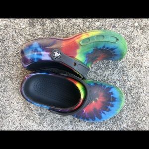 Tie Dye Crocs